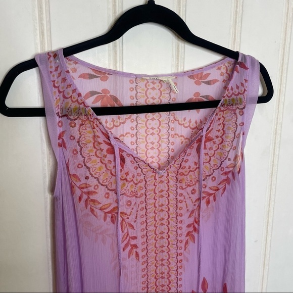 Anthropologie Wisteria Silk Dress 171 - Picture 6 of 12